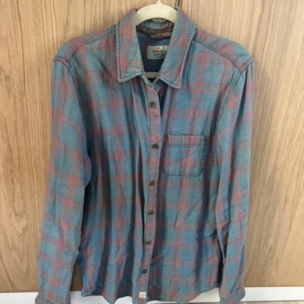 Mens Marine Layer Button Down - Size Small